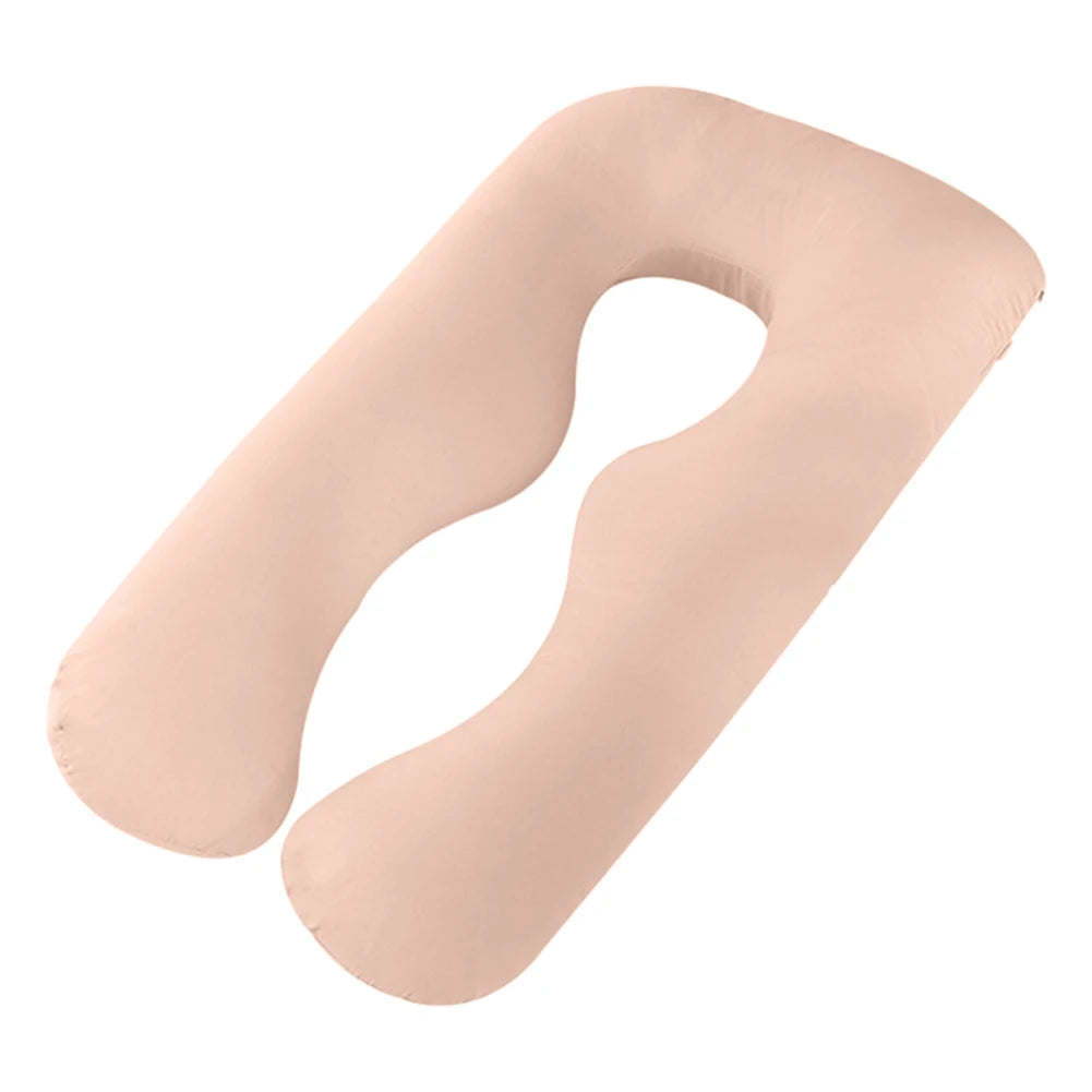 U-shaped pregnancy pillow made from cooling fabric