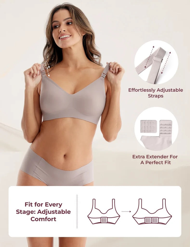 SMOOTH™ - Ultra Soft Seamless  Maternity Nursing Bra (2-Pack)