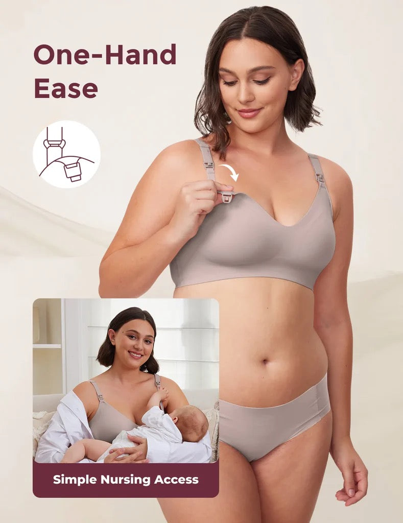 SMOOTH™ - Ultra Soft Seamless  Maternity Nursing Bra (2-Pack)