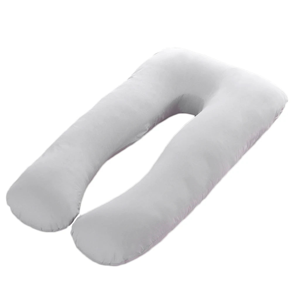 U-shaped pregnancy pillow made from cooling fabric