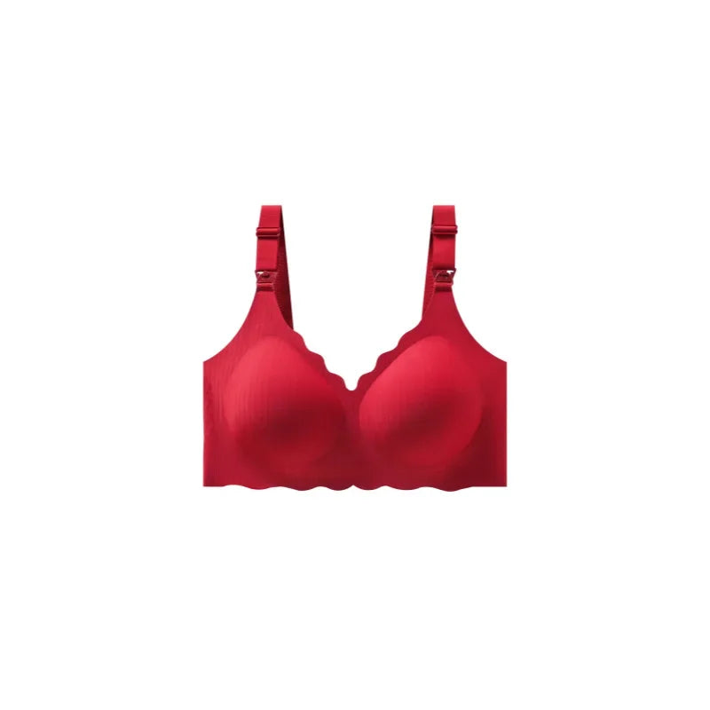 Maelya Strip™ – Set of 2 seamless push-up nursing bras with floral pattern