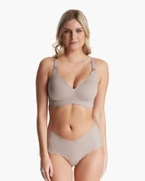 Jelly Strip™ – Set of 2 seamless push-up nursing bras with floral pattern