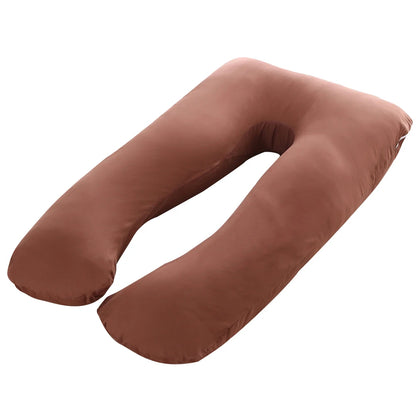 U-shaped pregnancy pillow made from cooling fabric