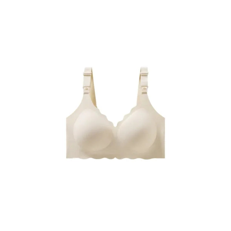 Maelya Strip™ – Set of 2 seamless push-up nursing bras with floral pattern