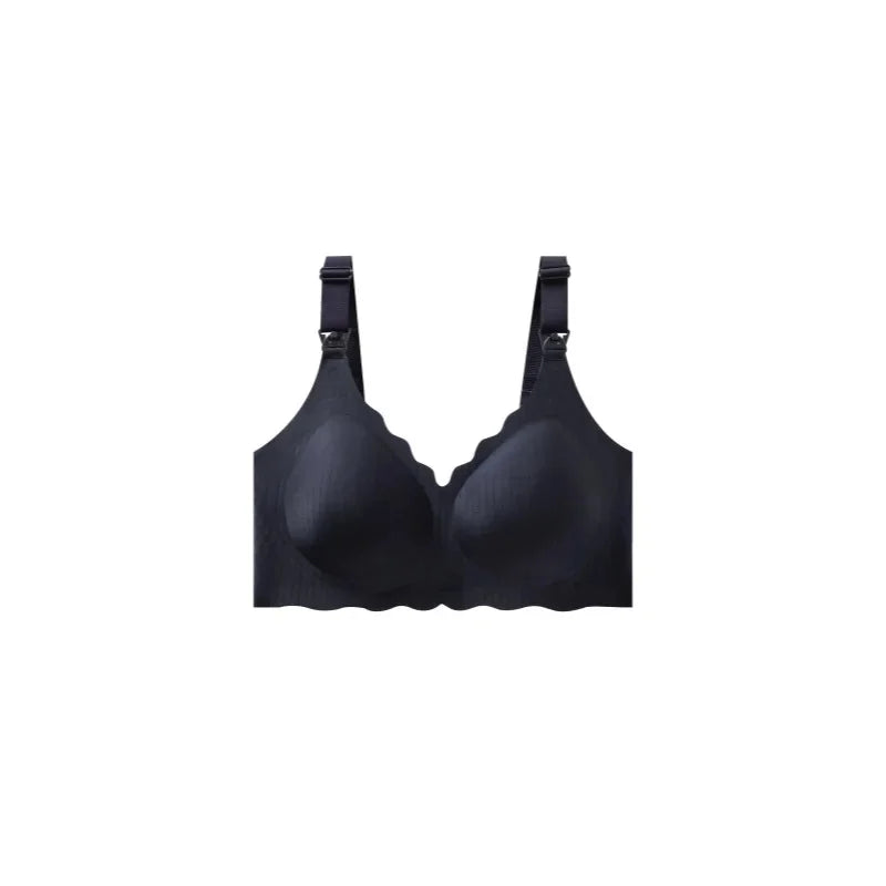 Maelya Strip™ – Set of 2 seamless push-up nursing bras with floral pattern