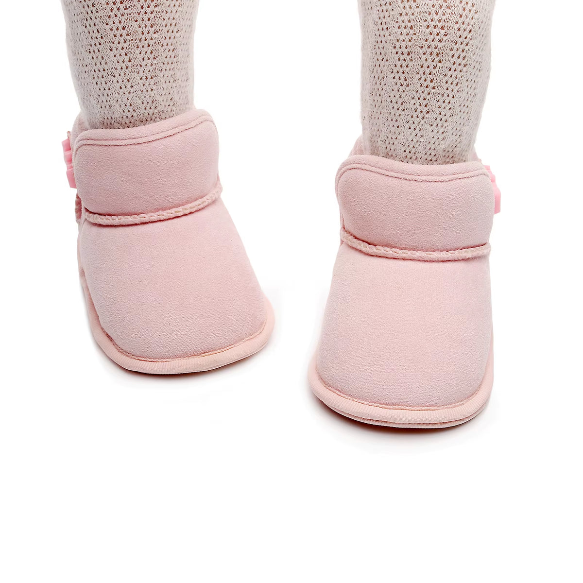 Baby Girls Boys Winter Ankle Boots Non-Slip Newborn Snow Shoes Soft Bottom Fleece Warm Flats Casual Toddler Infant Walking Shoes