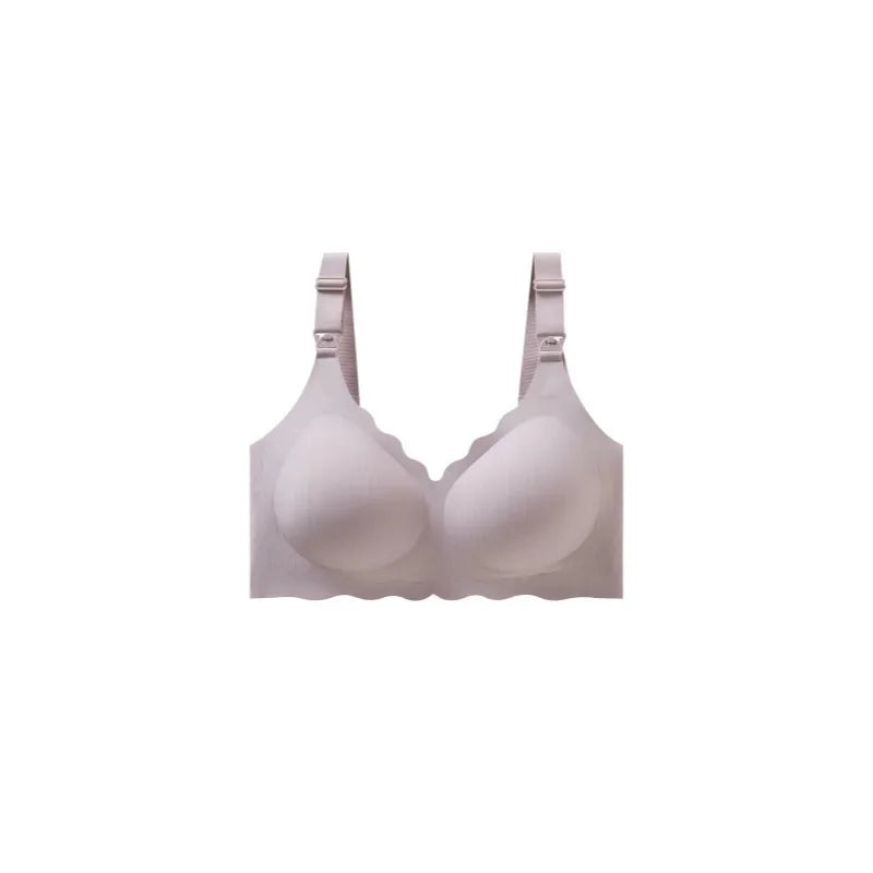 Maelya Strip™ – Set of 2 seamless push-up nursing bras with floral pattern