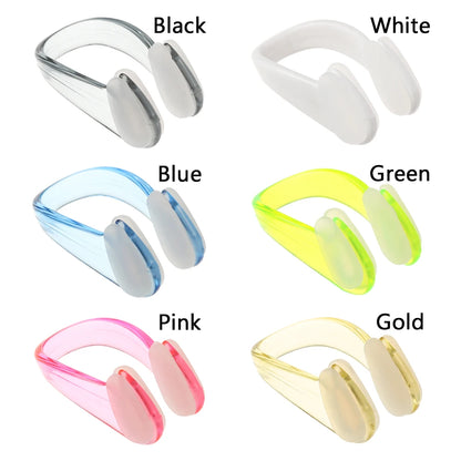 4PCS Small Size 6 Colors Silicone Soft Swimming Nose Clip Swim Earplug Pool Waterproof Earplug Suit Accessories for Adult Kids