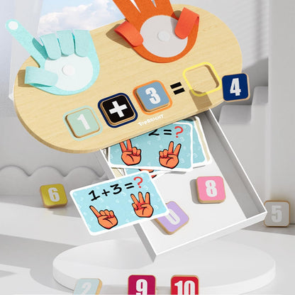 Kids Wooden Finger Arithmetic Montessori