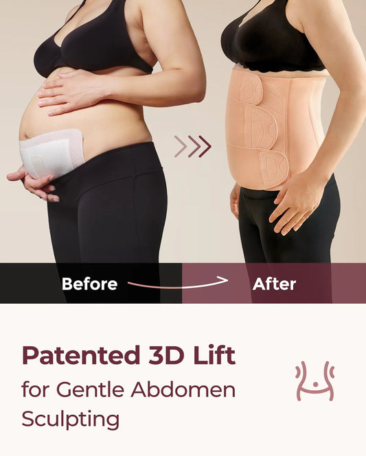 Littlemaelya Postpartum Belly Band – Firm Belly, Optimal Comfort